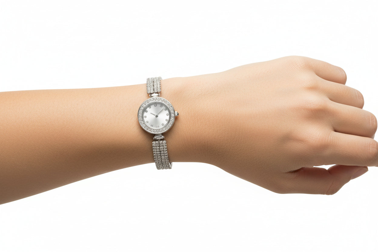 92.5 Silver women watch
