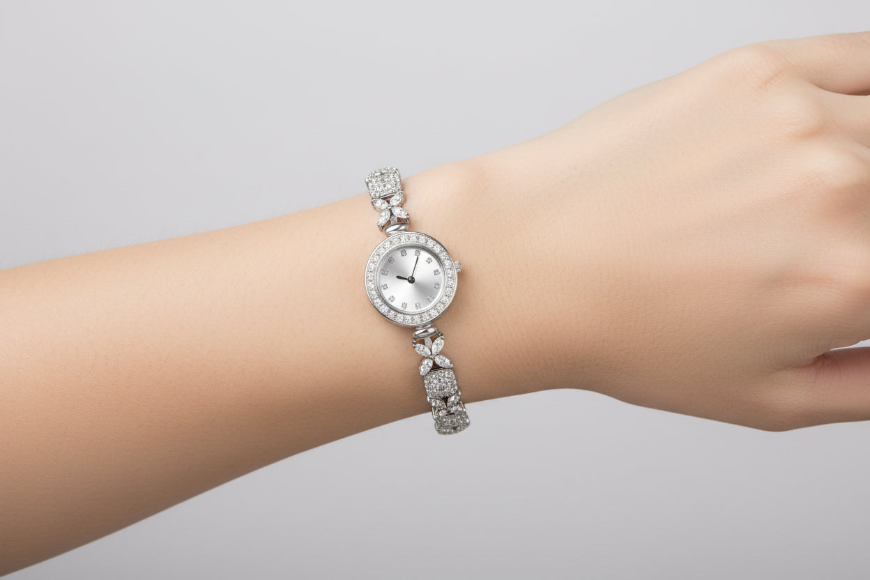 92.5 Silver women watch