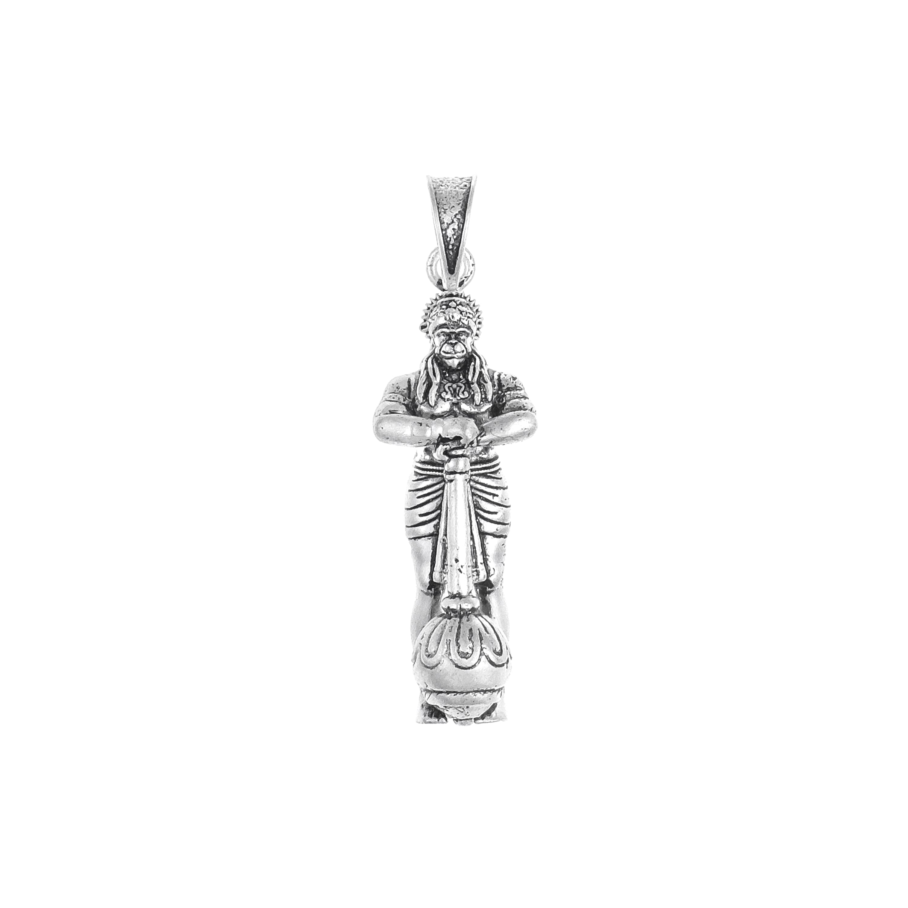 Sliver Antique Hanumanji Pendant