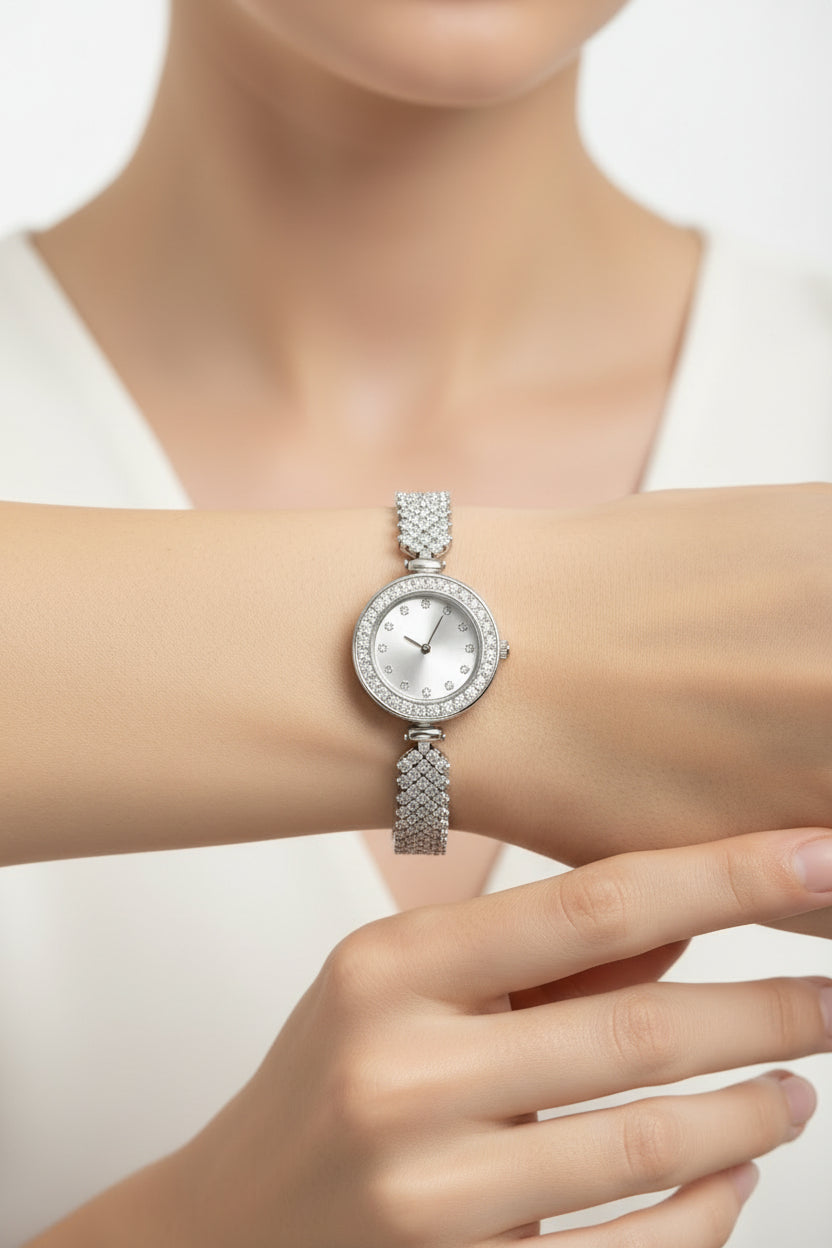 92.5 Silver women watch