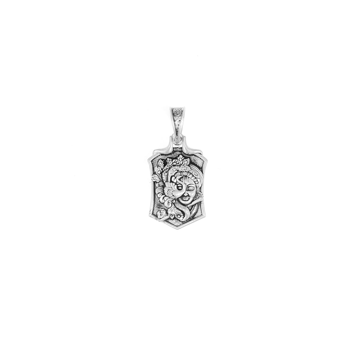 Silver Ganesh Artistic Pendant – Designer Face Carving | 3.94g