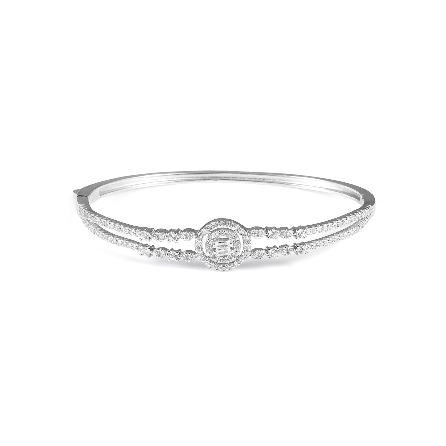 92.5 Silver So Cute Bangle Bracelet for Women | Stylish Sterling Silver Jewelry