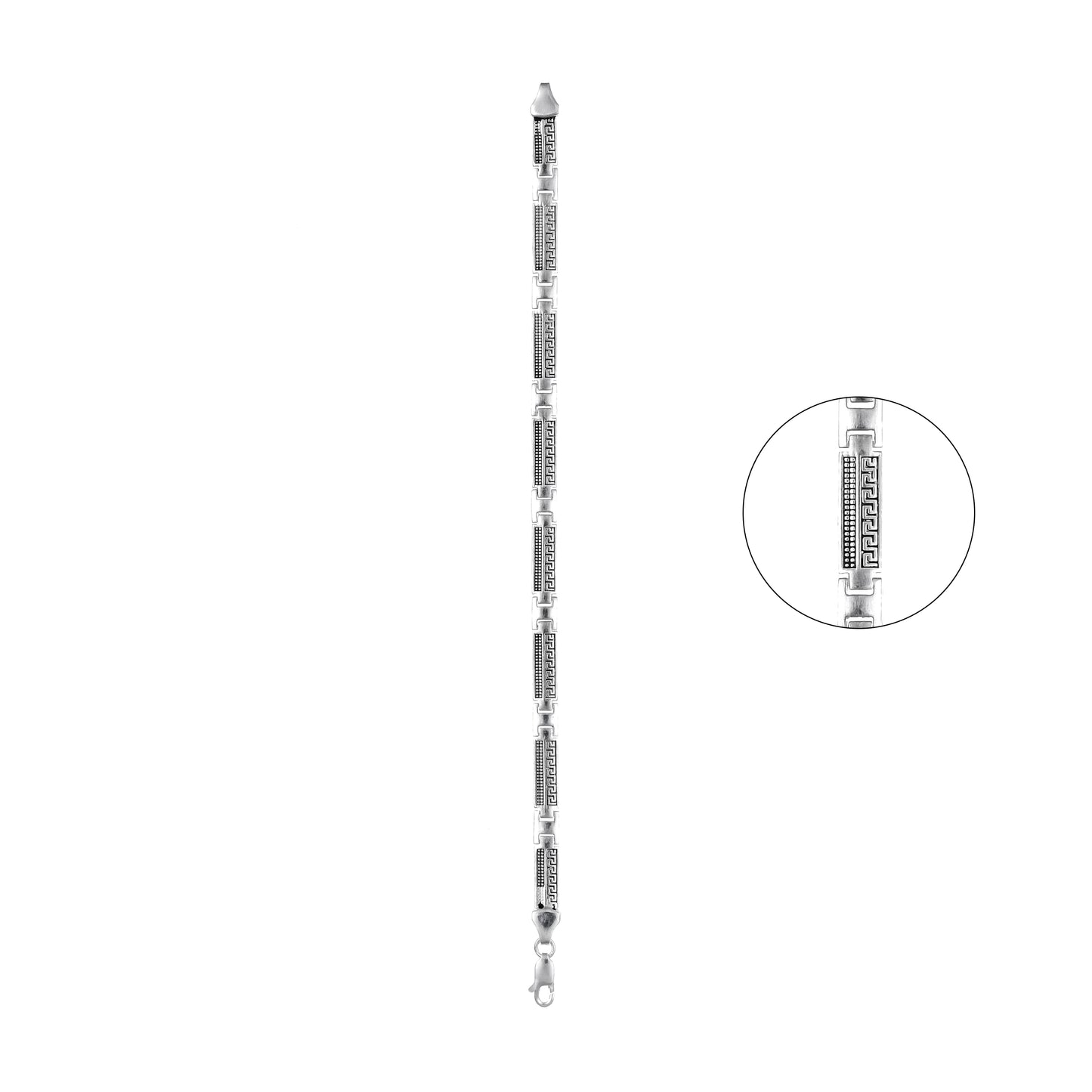 92.5 Silver Boy Bracelet -  Stylish ,Durable and Adjustable