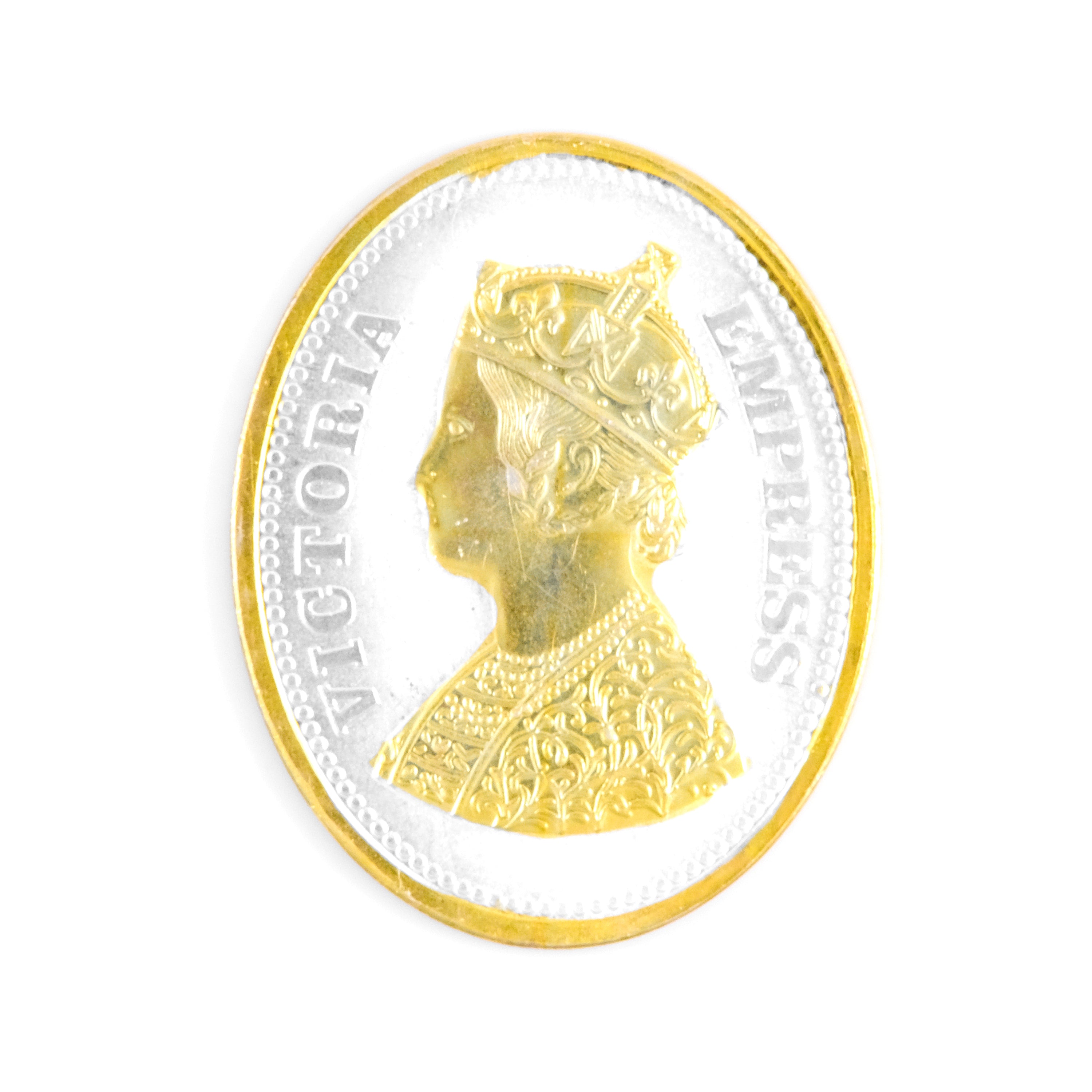 999 Silver coin 50gm Queen with Fancy box