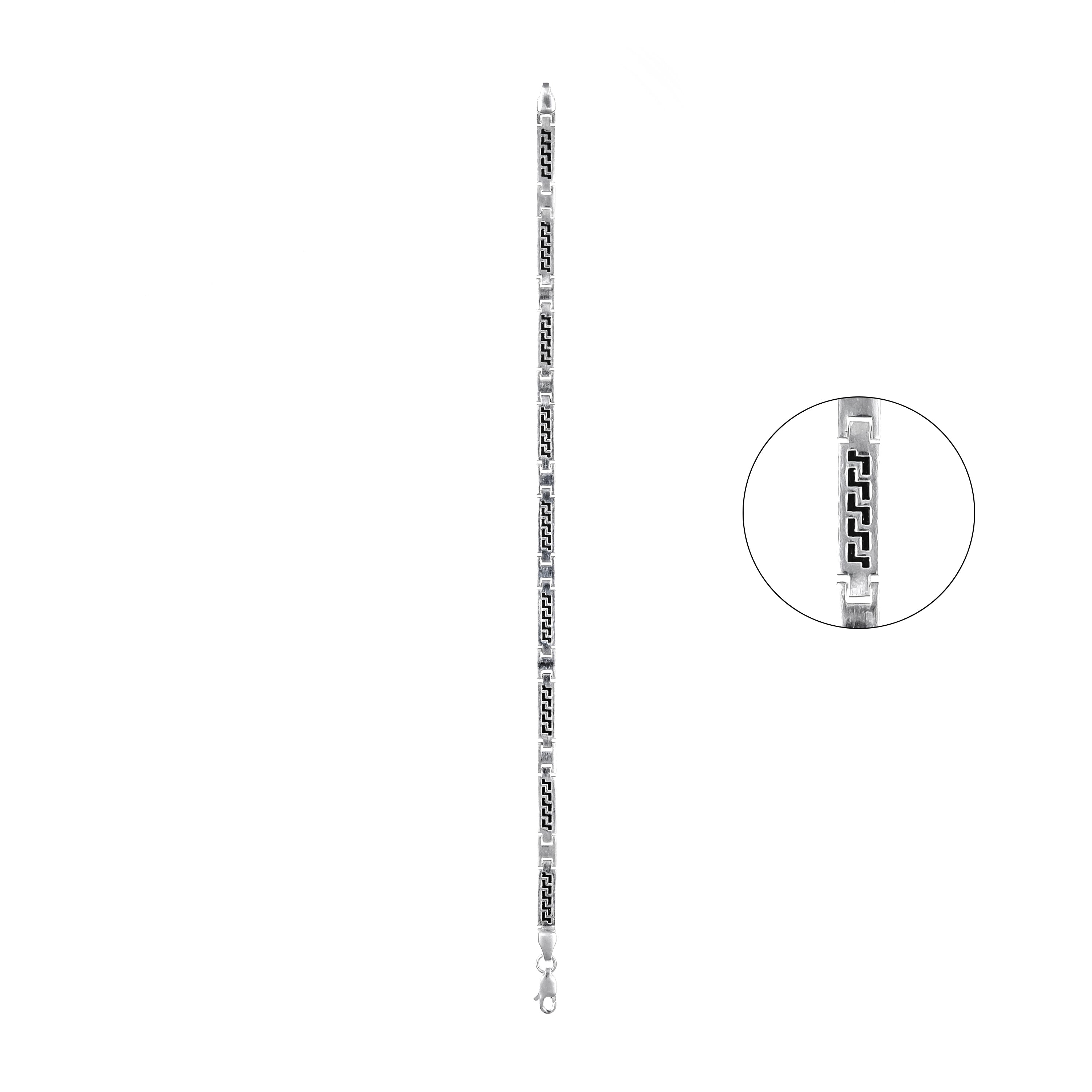 92.5 Silver Boy Bracelet - Stylish ,Durable and Adjustable