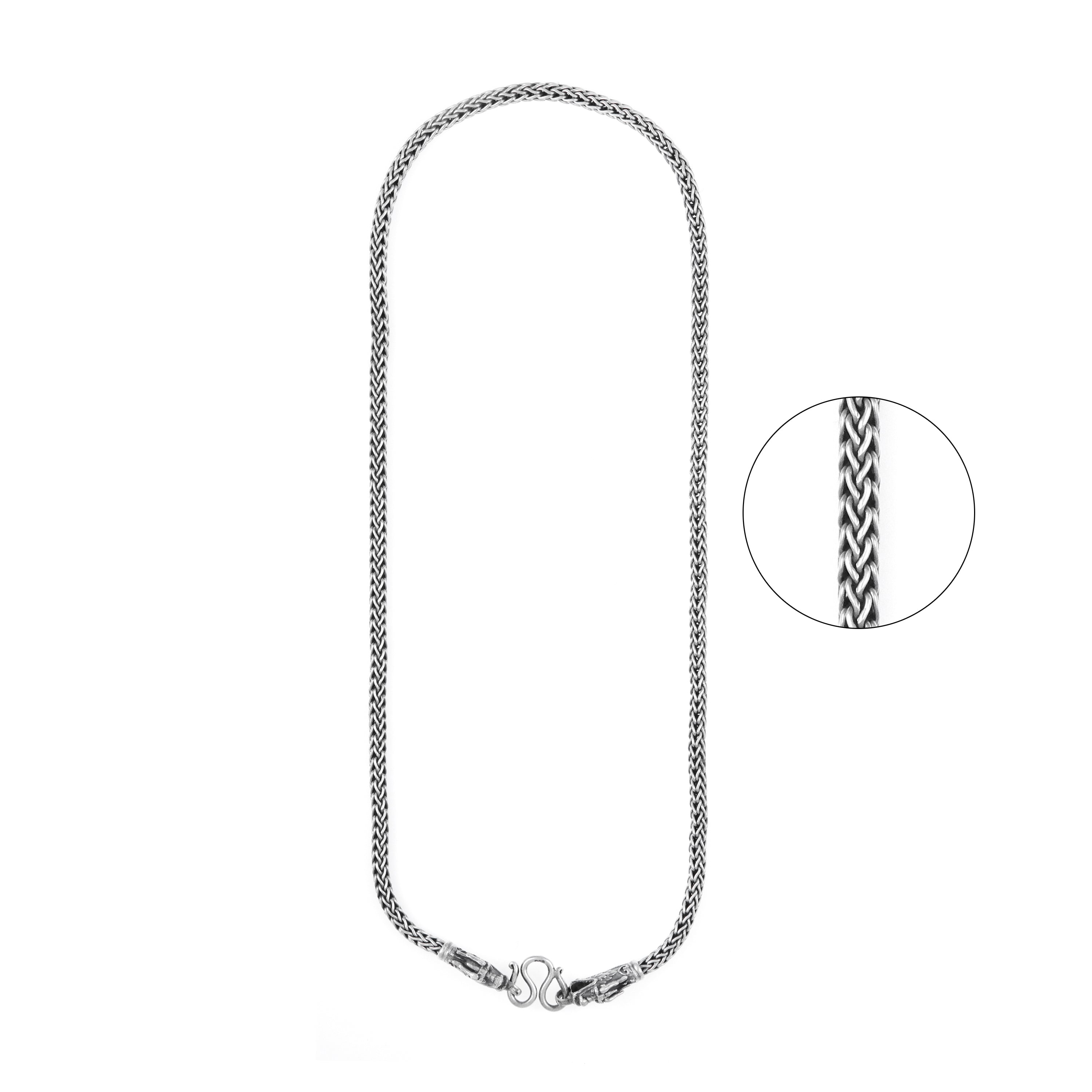 92.5 Silver Oxidised Shae Chain