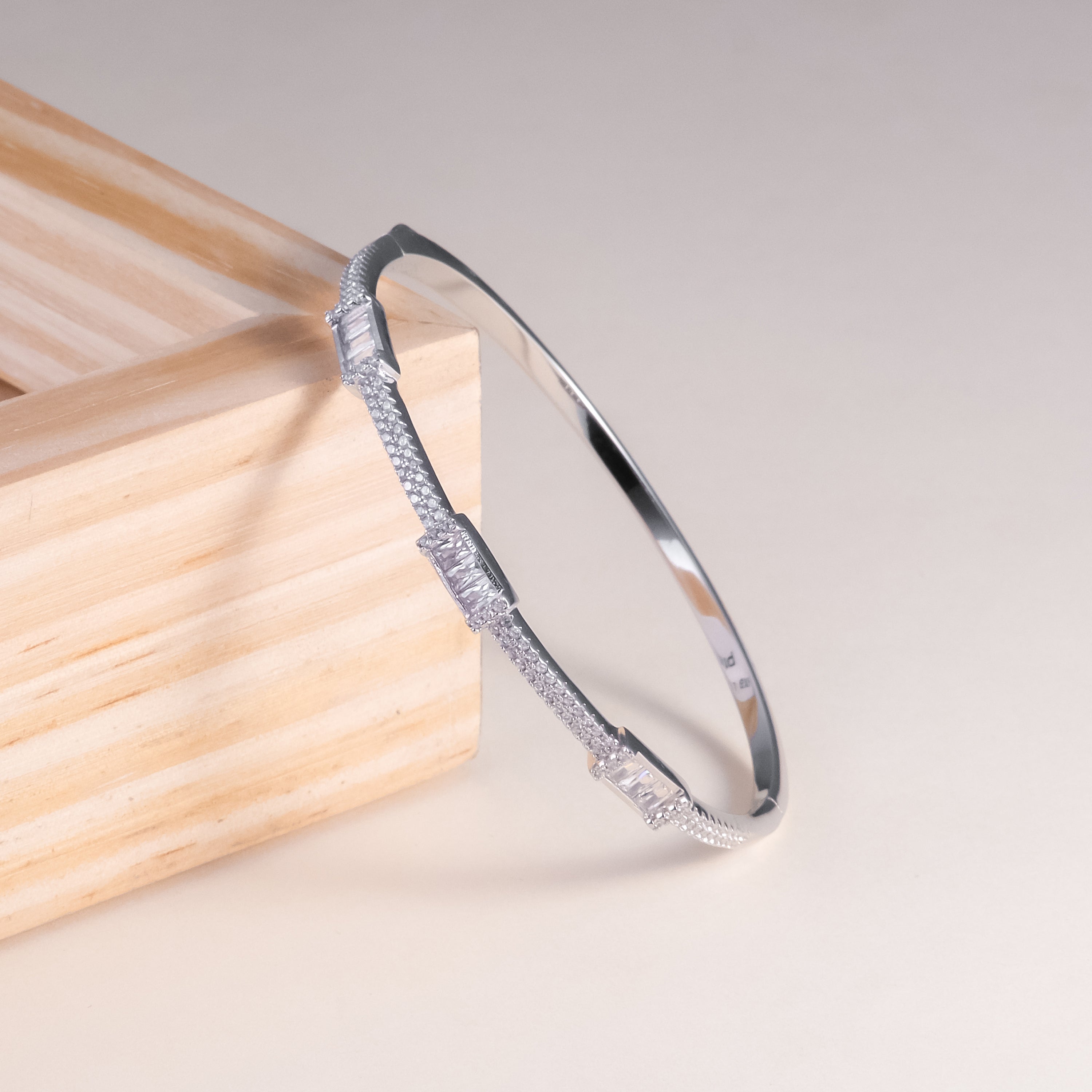 92.5 Silver Cubic Zirconia Bracelet