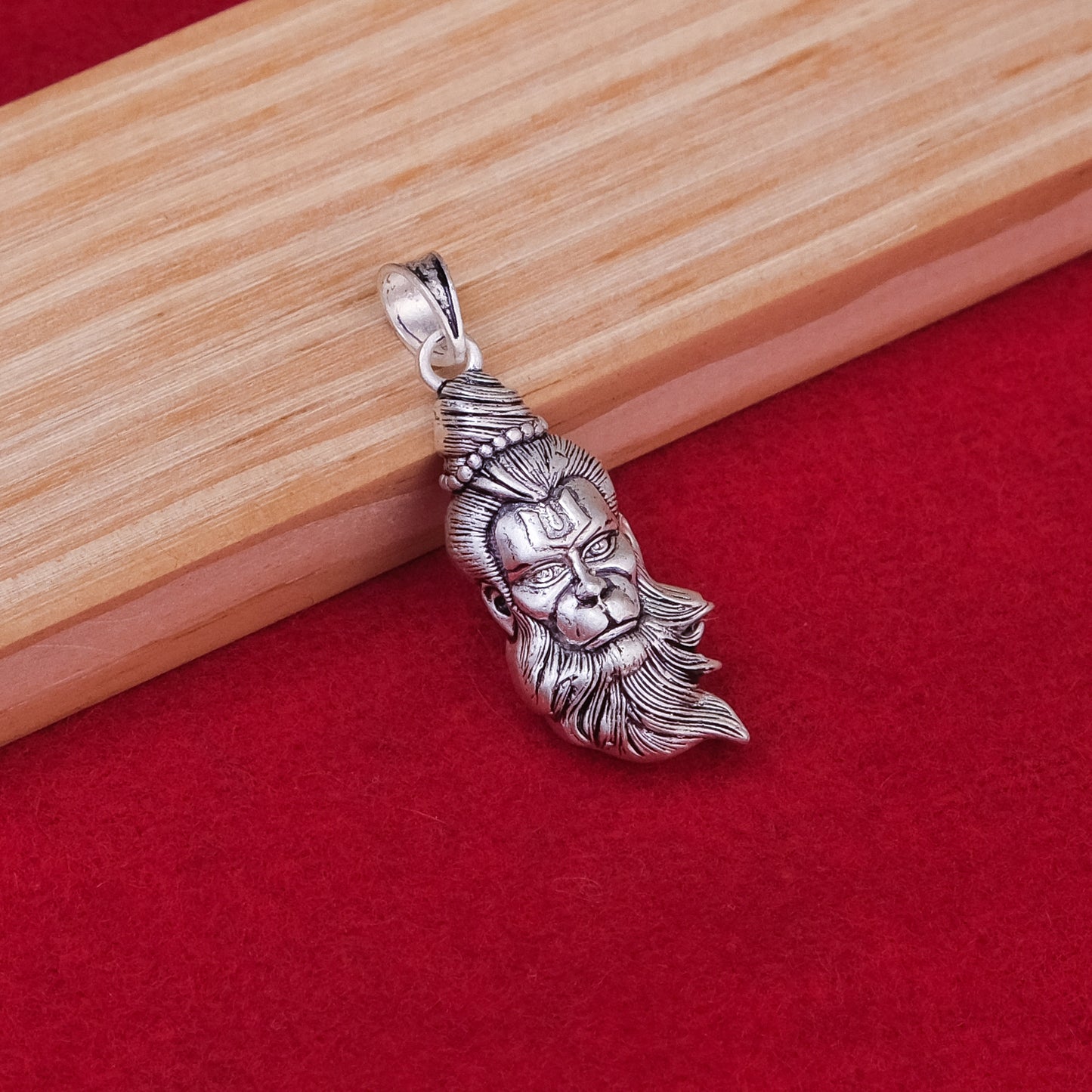 Sliver Antique Hanumanji Pendant