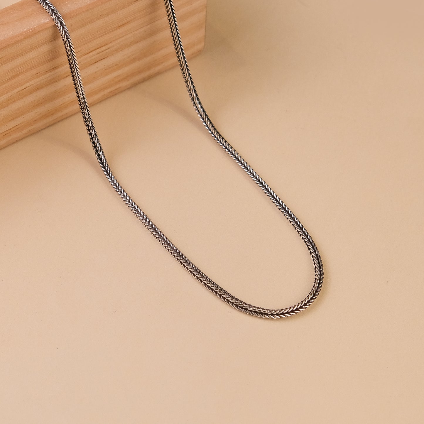 92.5 Silver Oxidised Shae Chain