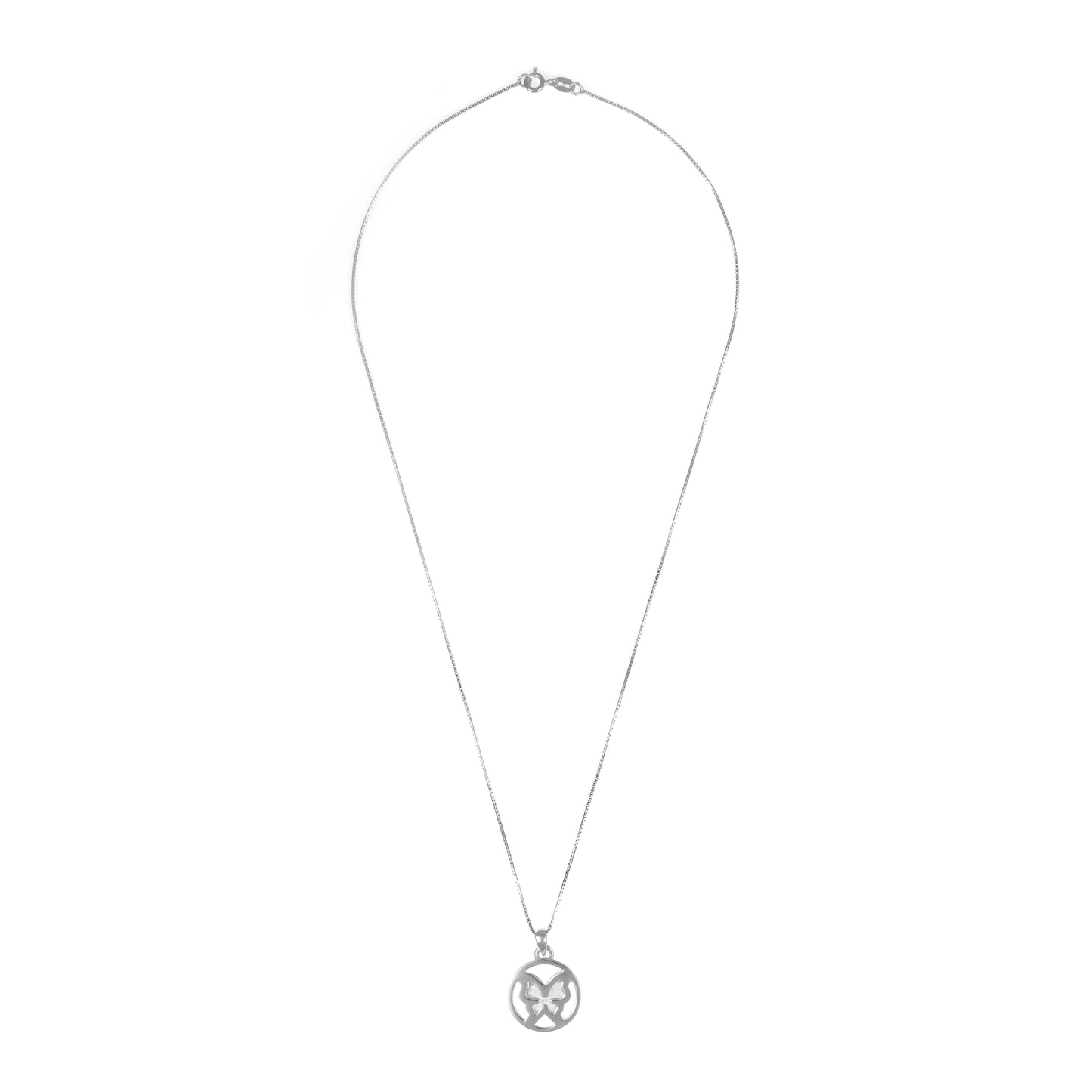 92.5 Silver Pendant Chain Set