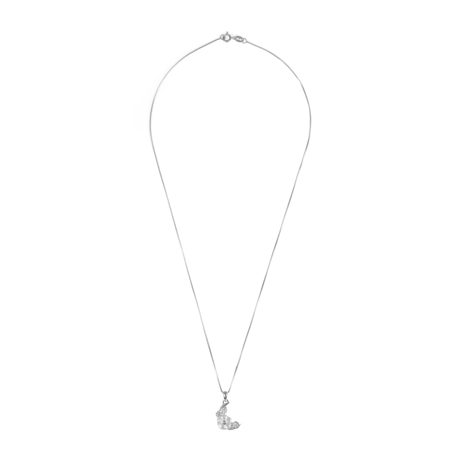 92.5 Silver Pendant Chain Set