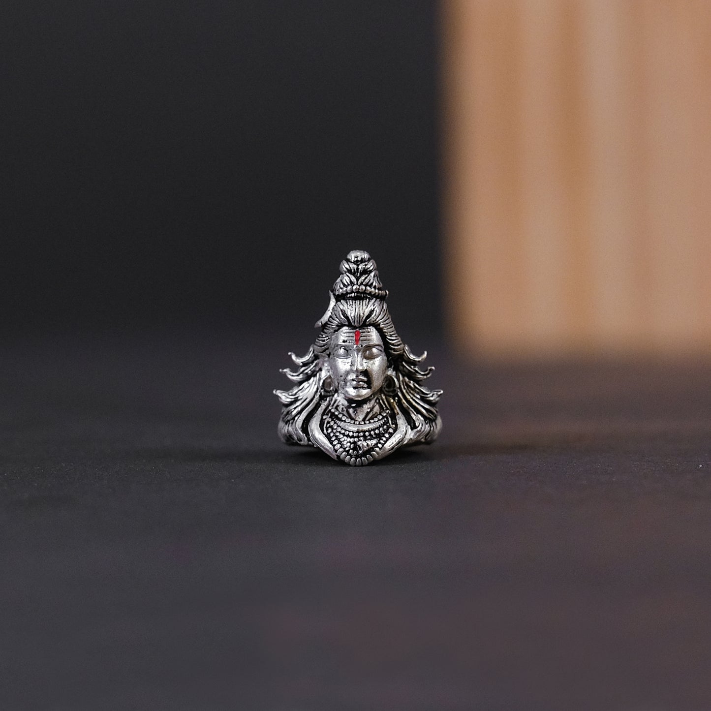 Silver Lord Shiva Face Pendant in Silver | 1.52 g