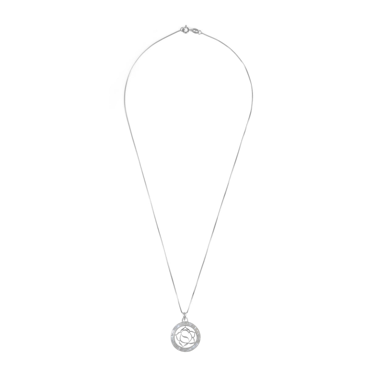 92.5 Silver Pendant Chain Set