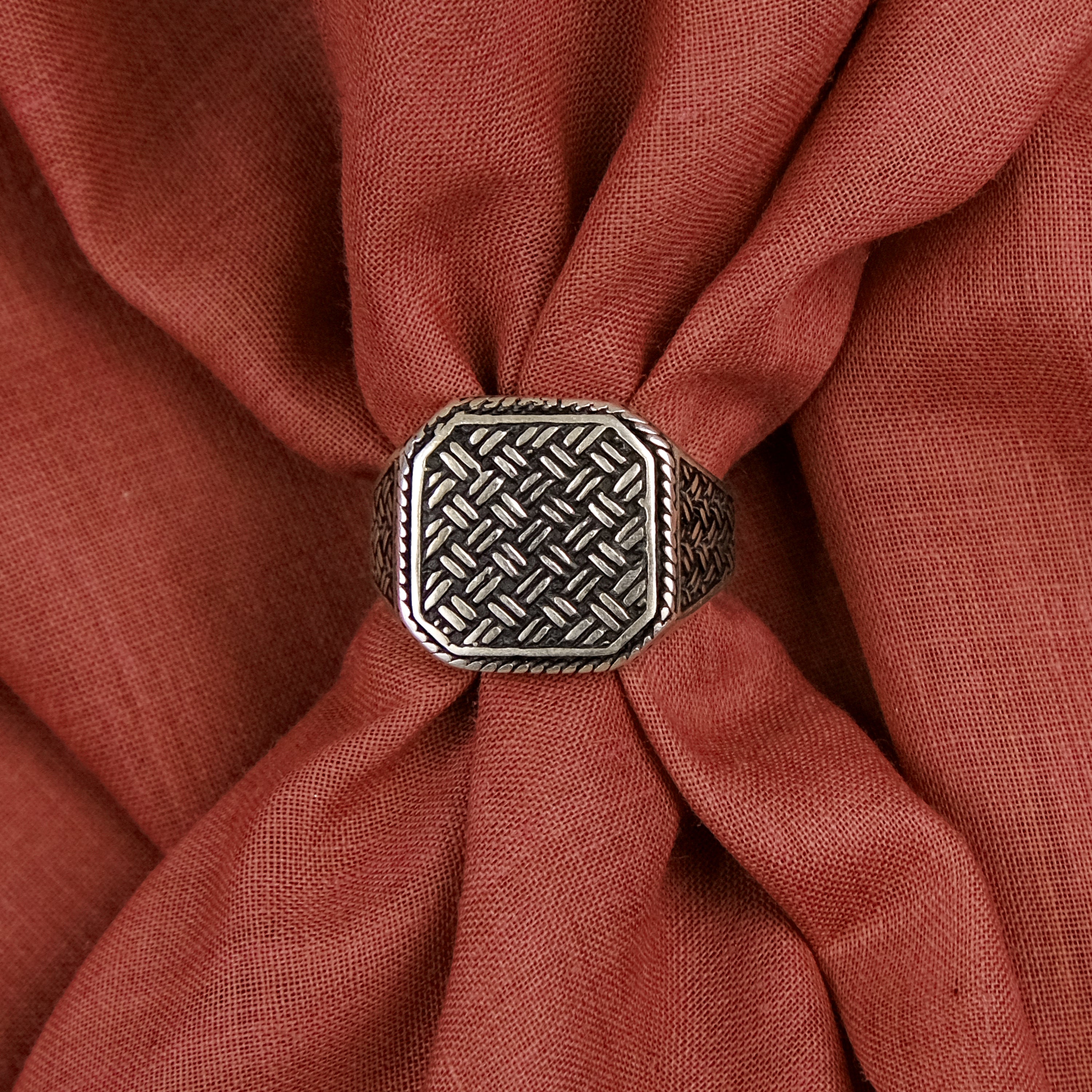 92.5 Silver Antique Men Ring