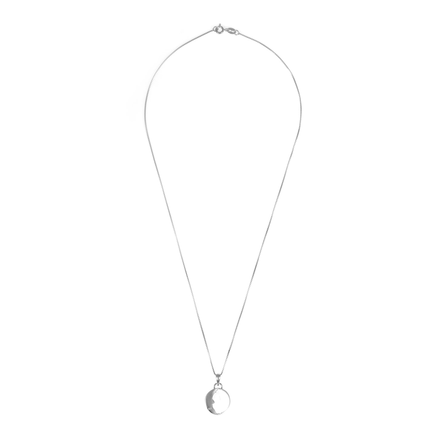 92.5 Silver Pendant Chain Set