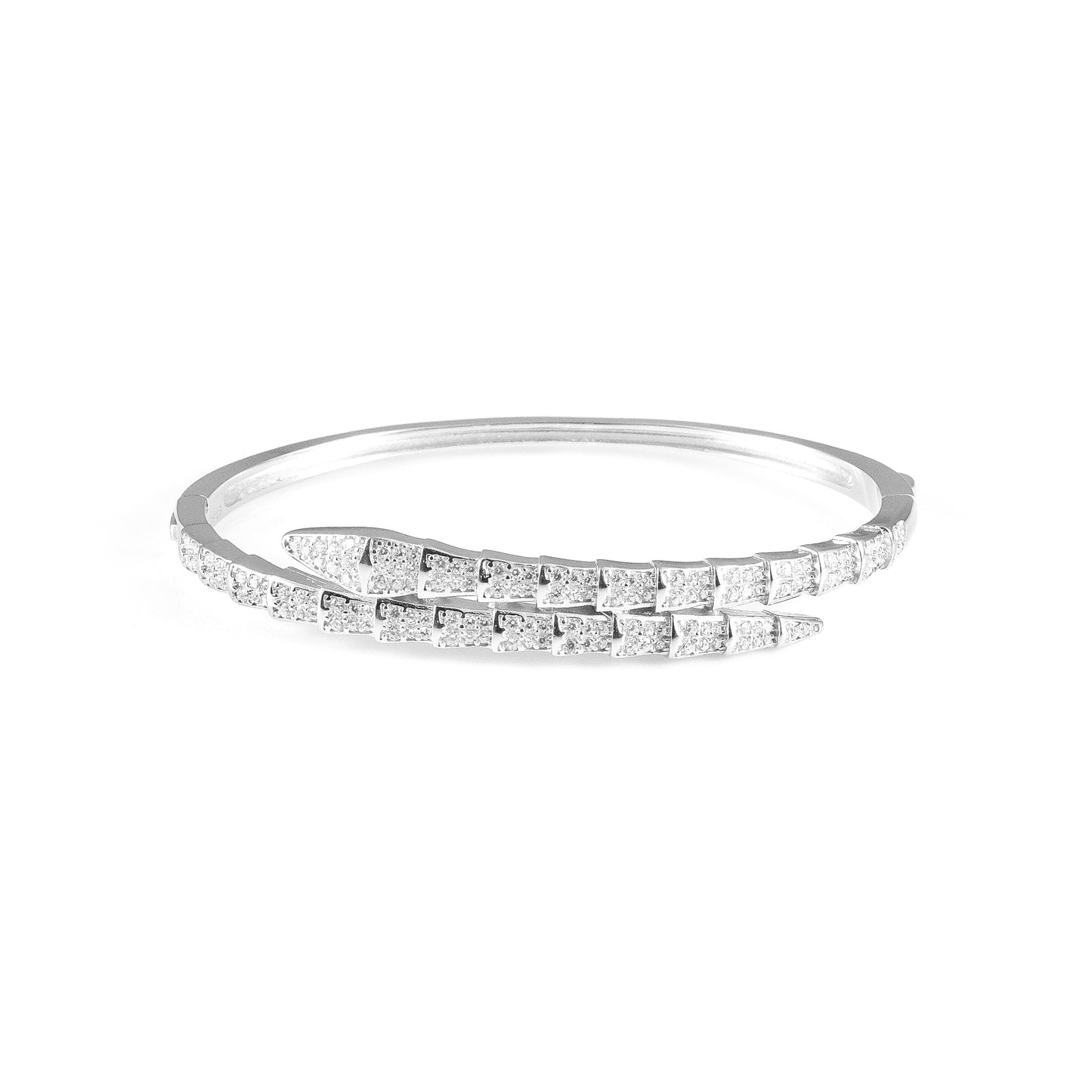 92.5 Silver monalisa Snake Shape Bracelet