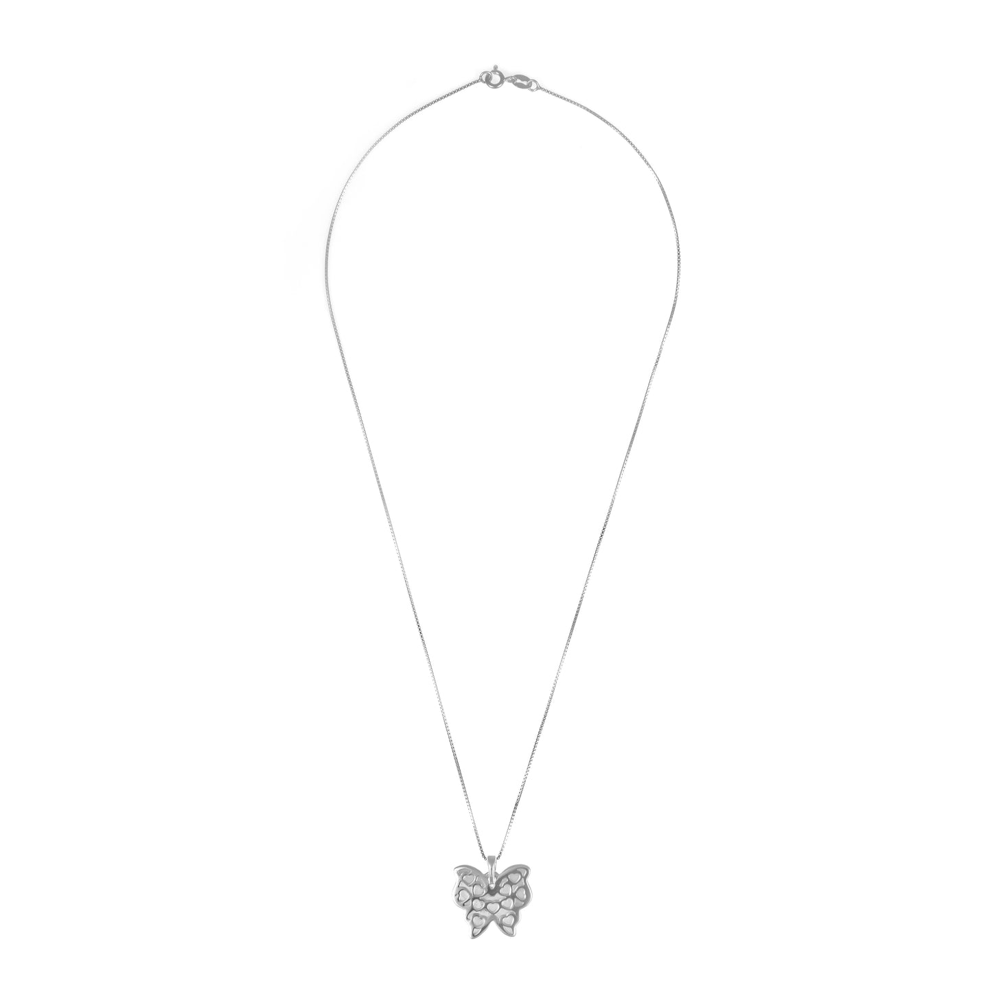 92.5 Silver Pendant Chain Set