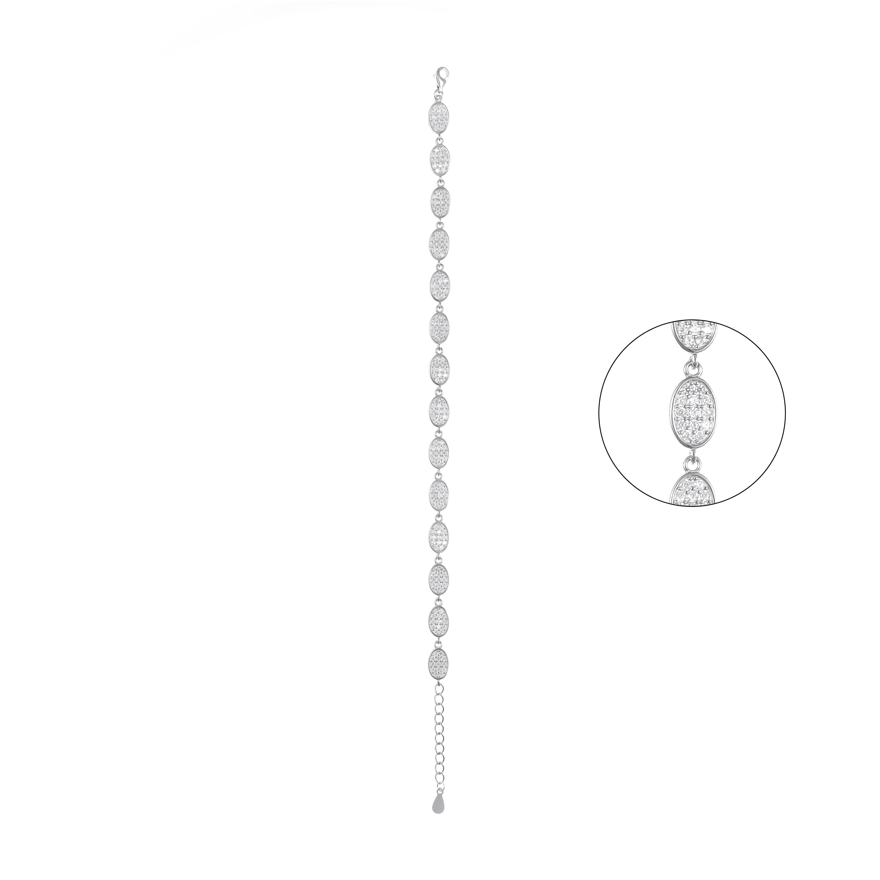 92.5 Sterling Silver  Elegant Bracelet