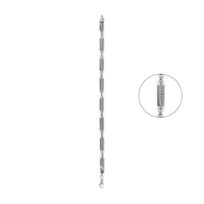 92.5 Silver Boy Bracelet -  Stylish ,Durable and Adjustable