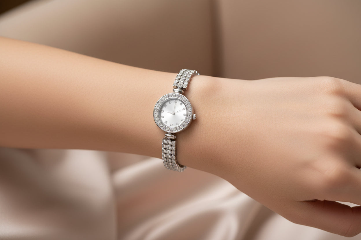 92.5 Silver women watch