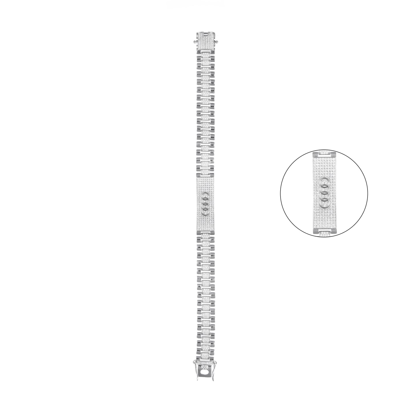 92.5 Silver Audi Unisex Bracelet