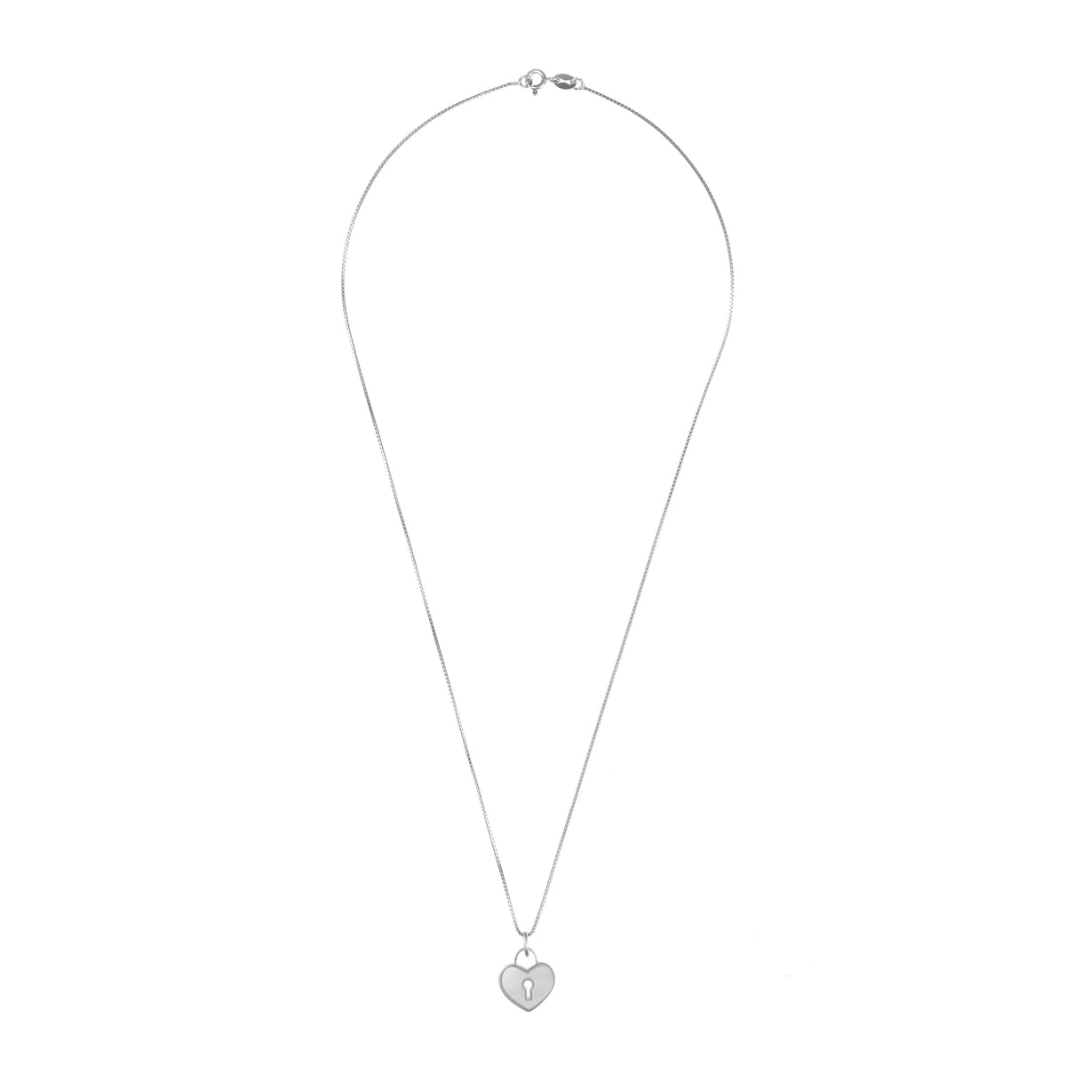 92.5 Silver Pendant Chain Set
