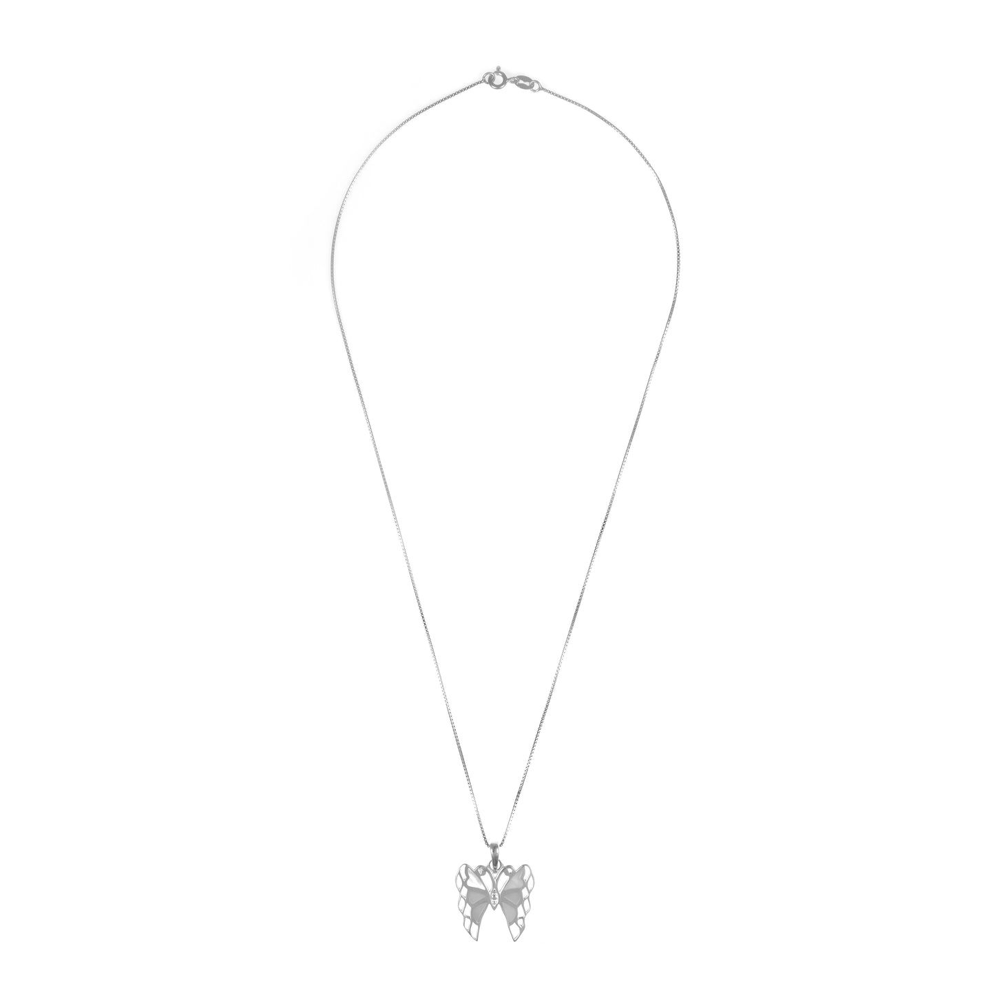 92.5 Silver Pendant Chain Set