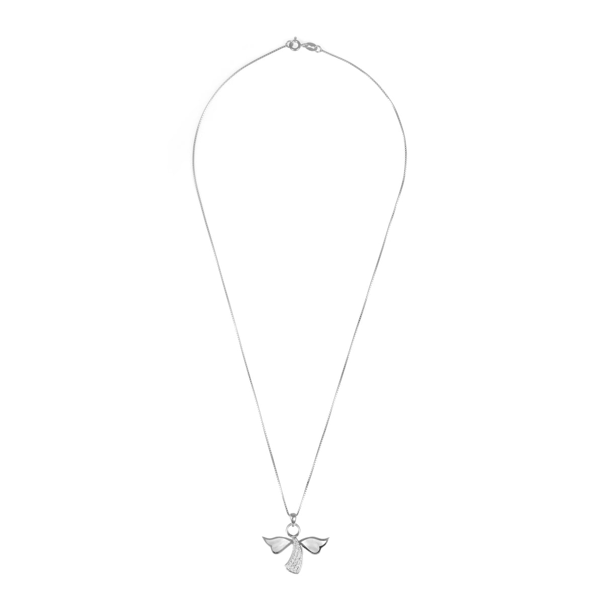 92.5 Silver Pendant Chain Set