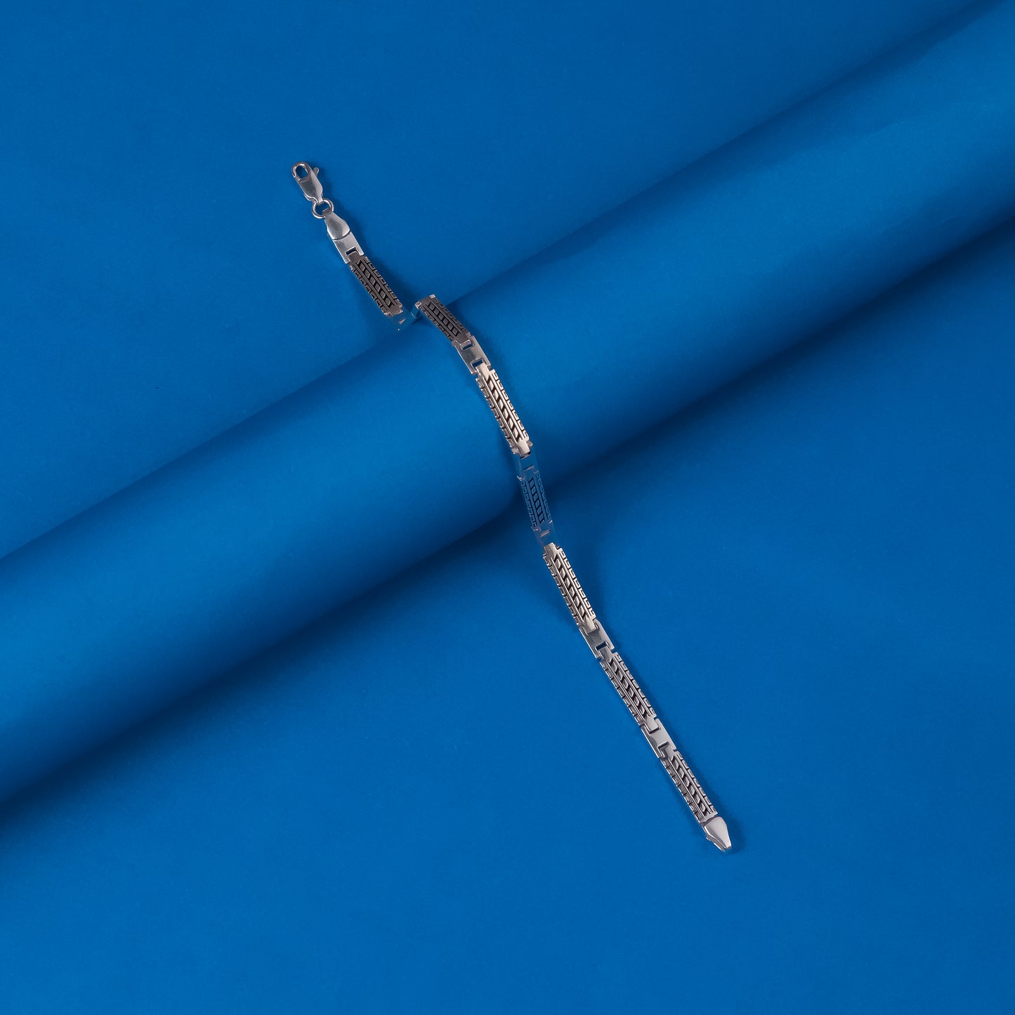 92.5 Silver Boy Bracelet Oxidised