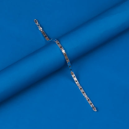 92.5 Silver Boy Bracelet Oxidised