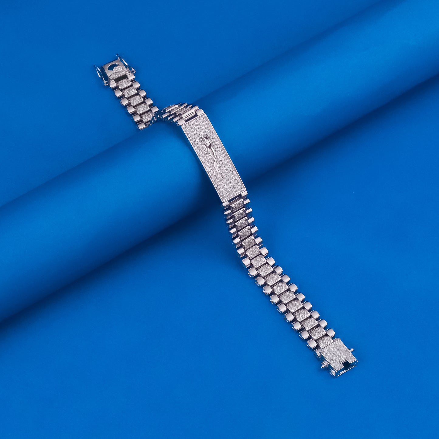 92.5 Silver Jaguar Unisex Bracelet