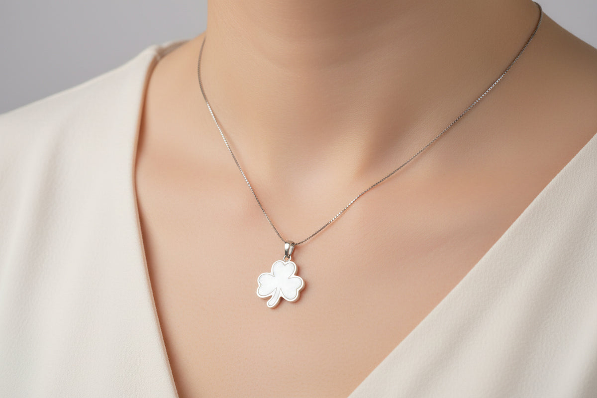 92.5 Silver Pendant Chain Set