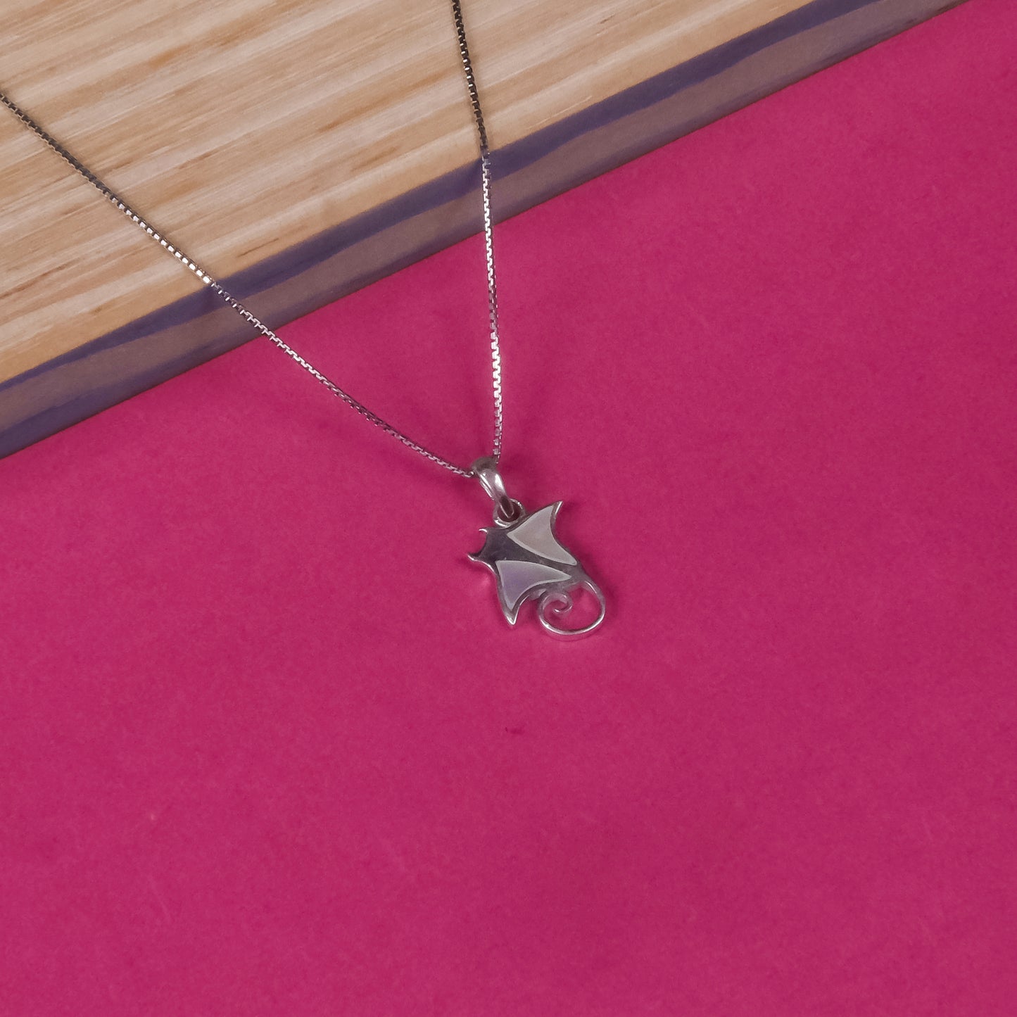 92.5 Silver Pendant Chain Set