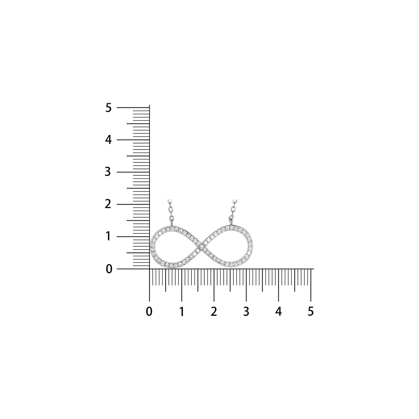 Silver Solitaire Pendant Chain set