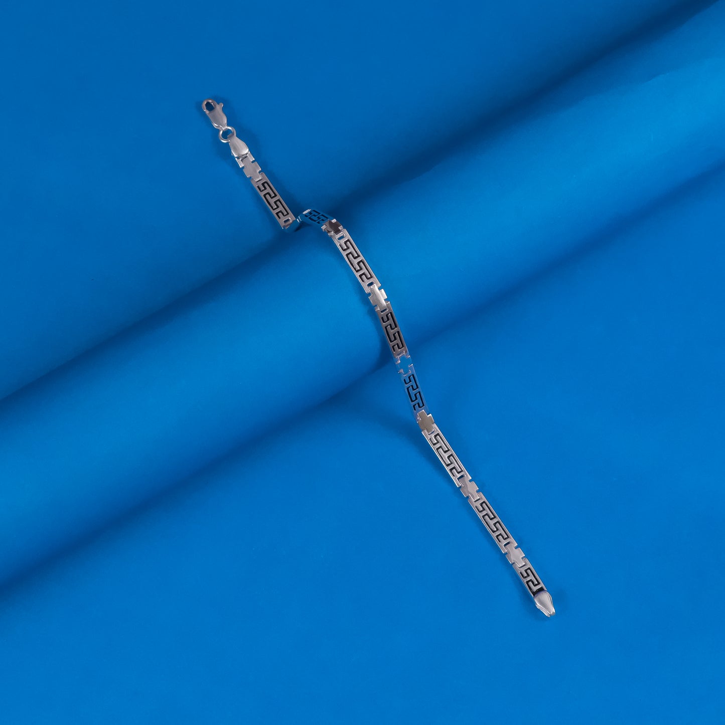 92.5 Silver Boy Bracelet Oxidised