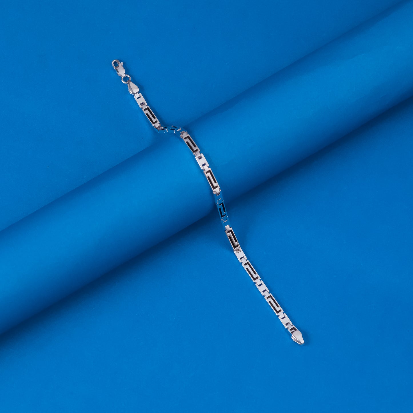 92.5 Silver Boy Bracelet Oxidised