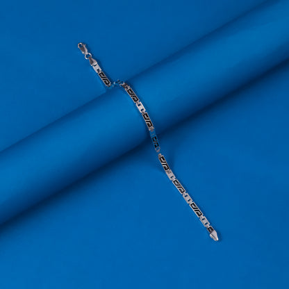 92.5 Silver Men Bracelet Oxidised