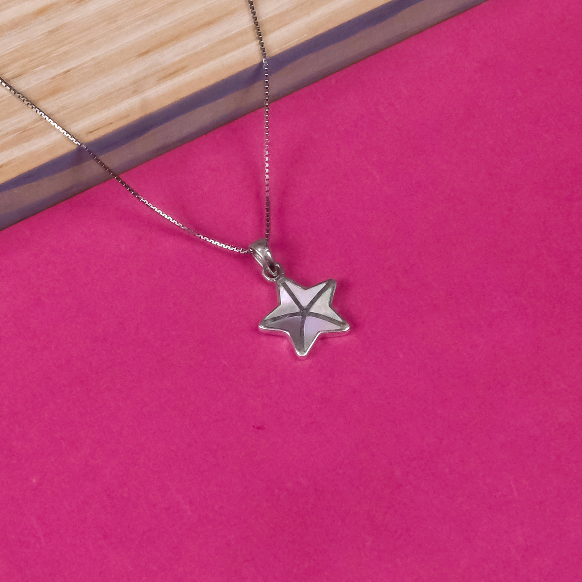 92.5 Silver Pendant Chain Set