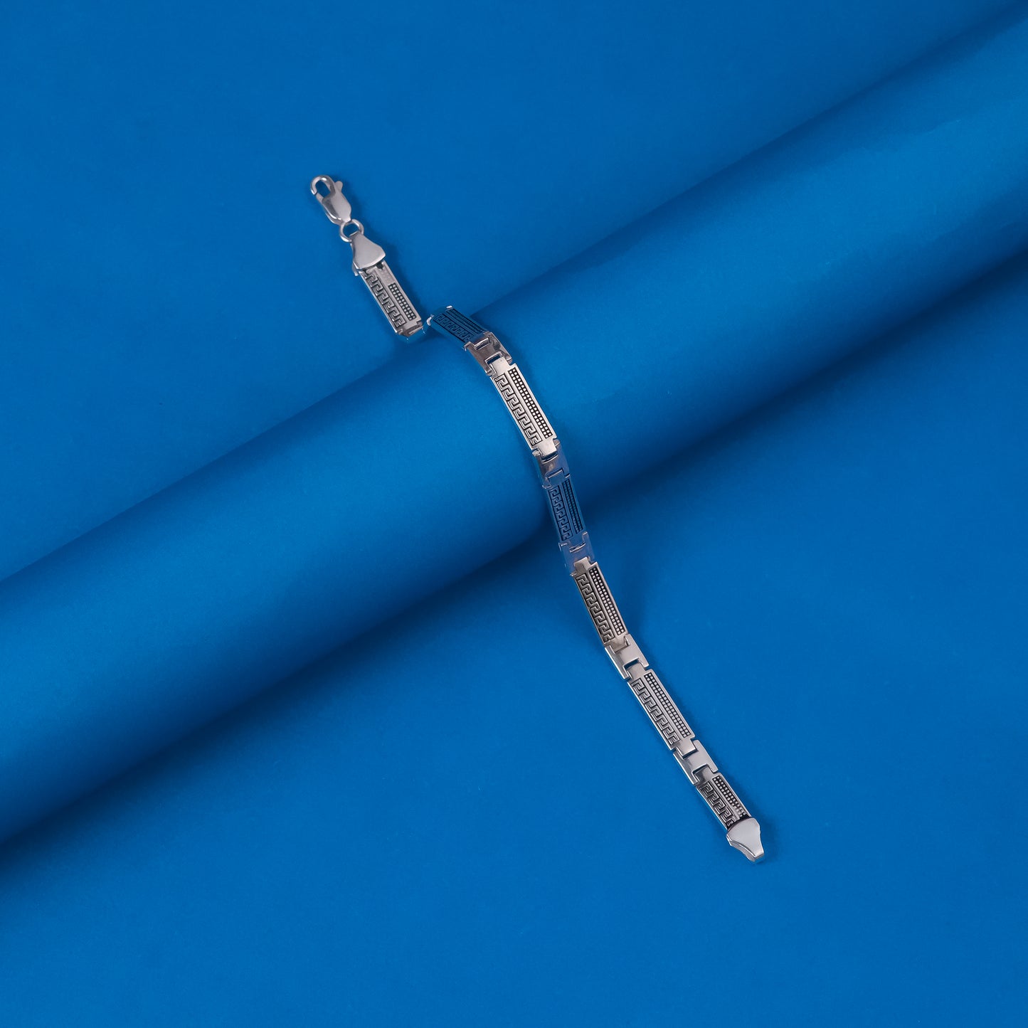 92.5 Silver Boy Bracelet -  Stylish ,Durable and Adjustable