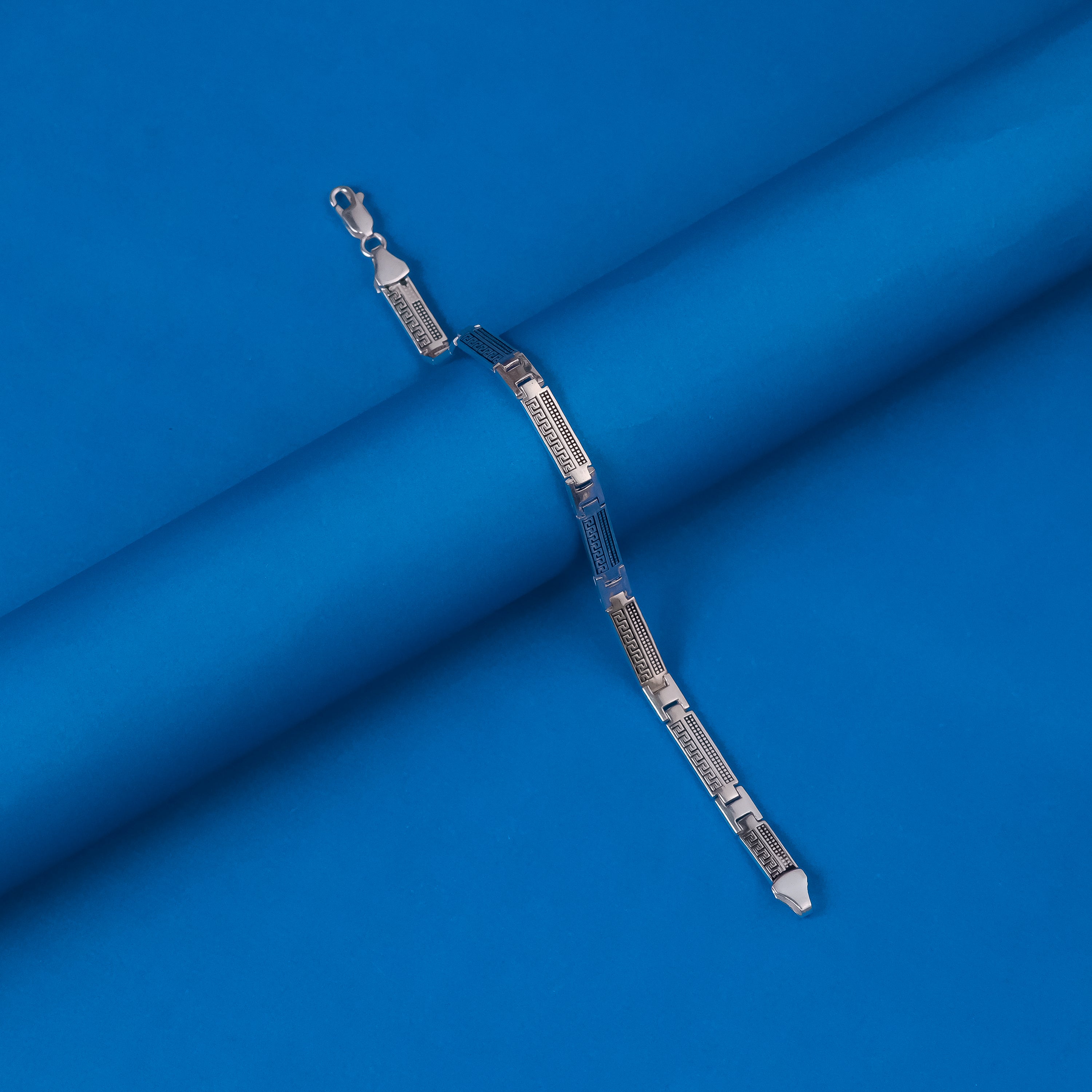 92.5 Silver Boy Bracelet -  Stylish ,Durable and Adjustable