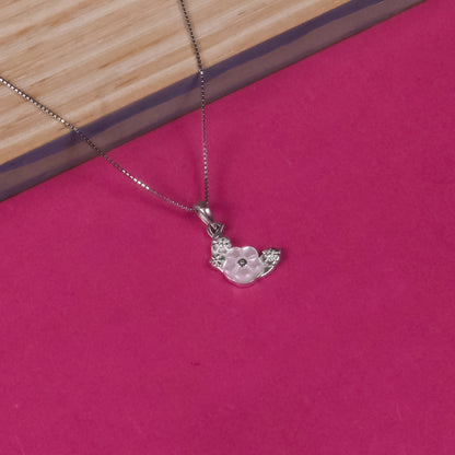92.5 Silver Pendant Chain Set
