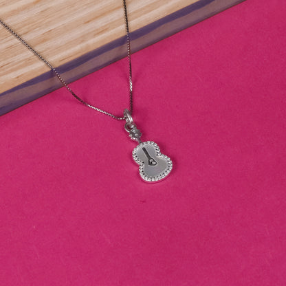 92.5 Silver Pendant Chain Set
