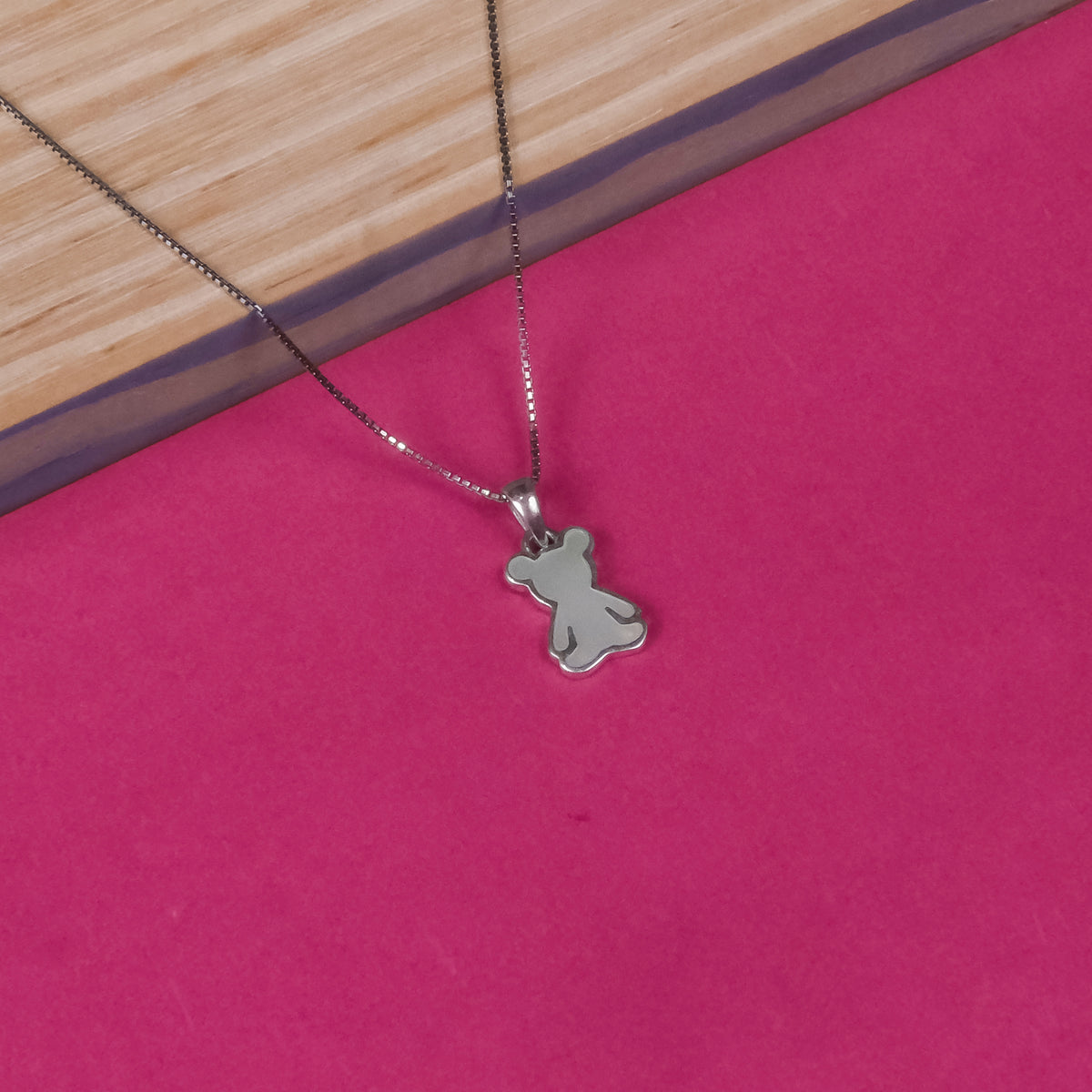 92.5 Silver Pendant Chain Set