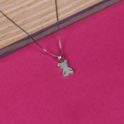 92.5 Silver Pendant Chain Set