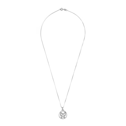 92.5 Silver Pendant Chain Set