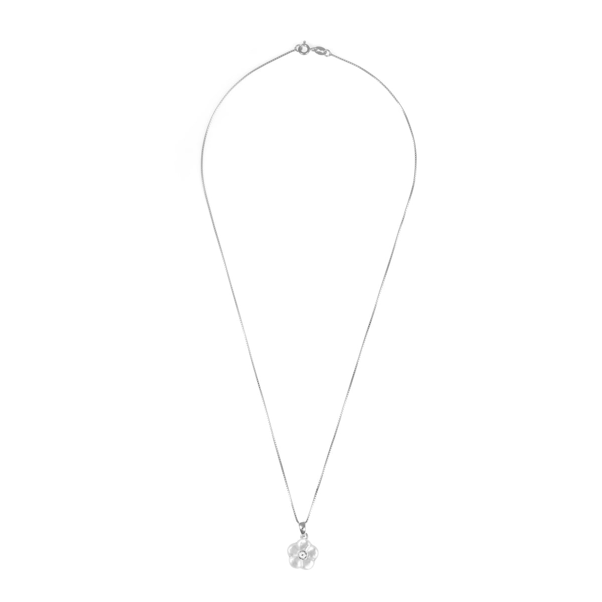 92.5 Silver Pendant Chain Set