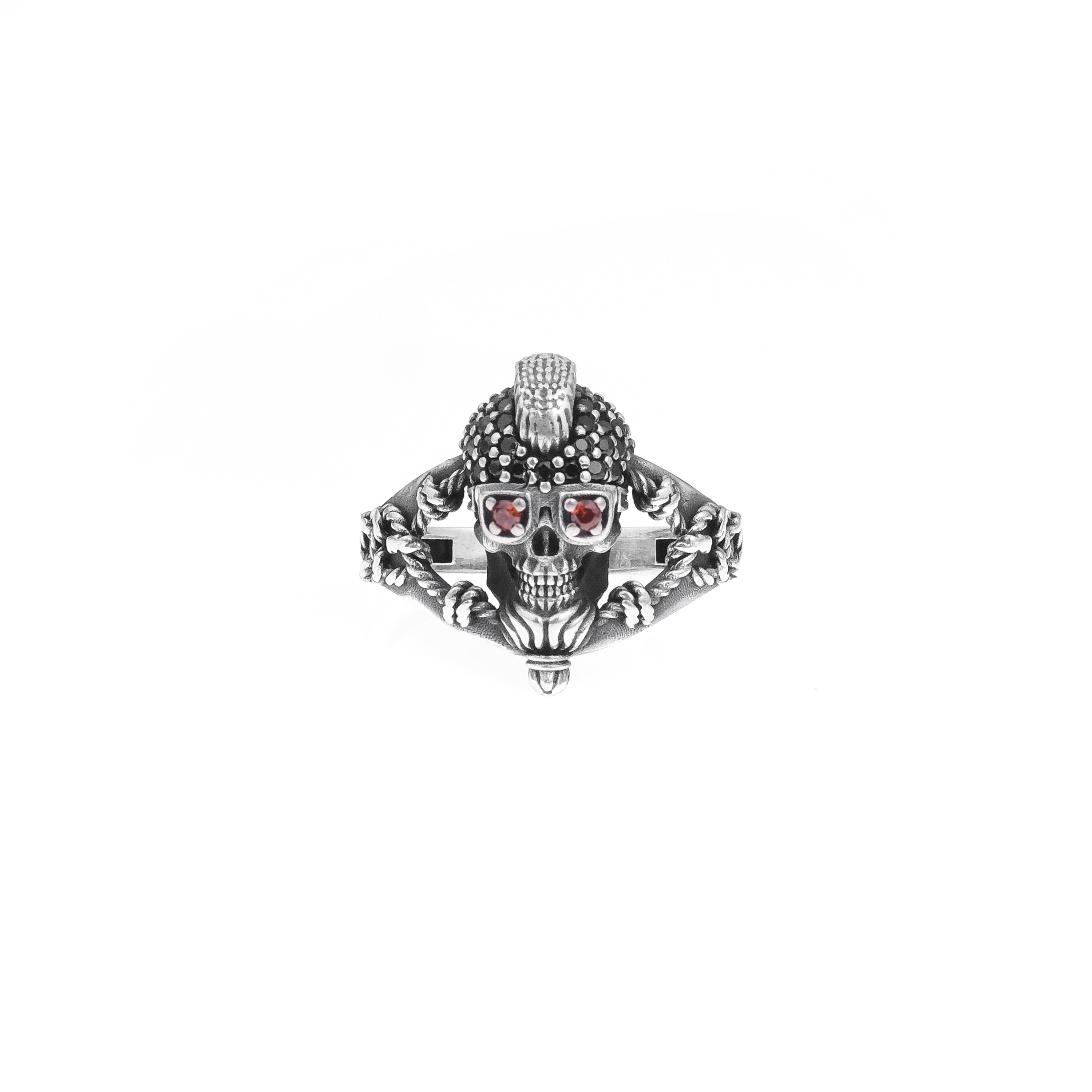 92.5 Silver Rockstar Ring