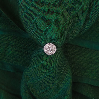 92.5 Sterling Silver Single Solitaire ladice Ring