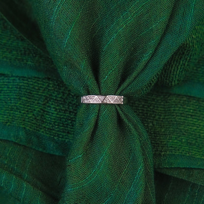 92.5 Sterling Silver ladice Ring 2 in 1 I Love you Ring