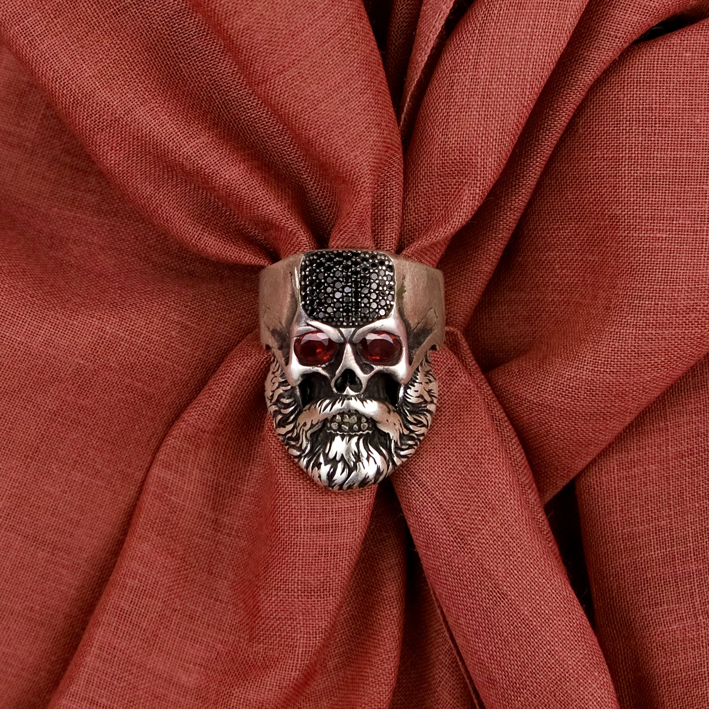 92.5 Silver Rockstar Ring